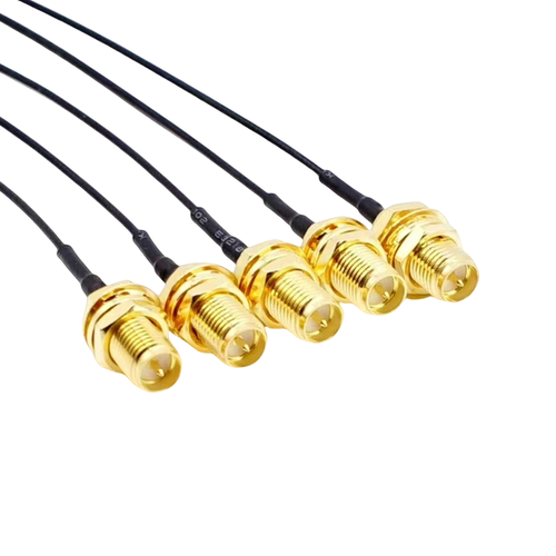 2X Mini PCI U.FL / IPX IPEX to RP-SMA Antenna WiFi Pigtail Cable - 第 4/4 張圖片