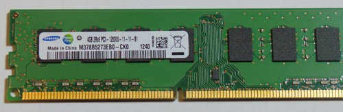 8GB = 2 x Samsung 4GB 2Rx8 PC3-12800U-11-11-B1 Memory Kit Fully Tested - Picture 2 of 2