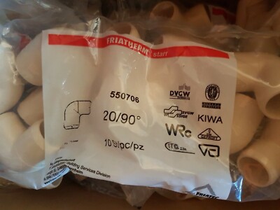 10 x Friatherm Bogen Winkel 20 90 Grad II in OVP