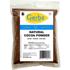 Natural Cocoa Powder, 4 Pound Resealable Bag, 10-12 Cocoa Butter Fat