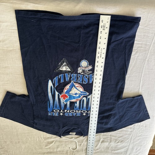 Vintage 1993 Toronto Blue Jays Champions T shirt Large Die Hard Fan MLB Single - Picture 10 of 12