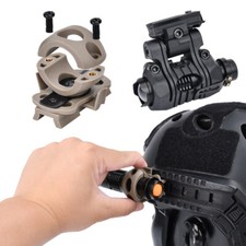 Tactical Helmet Light Mini Flashlight Telescopic Zoom Hunting FAST Helmet Lamp