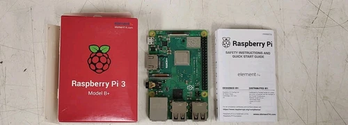 Raspberry Pi 3 B+ 1.4GHz 64-bit quad-core CPU, 1GB LPDDR2 SDRAM 