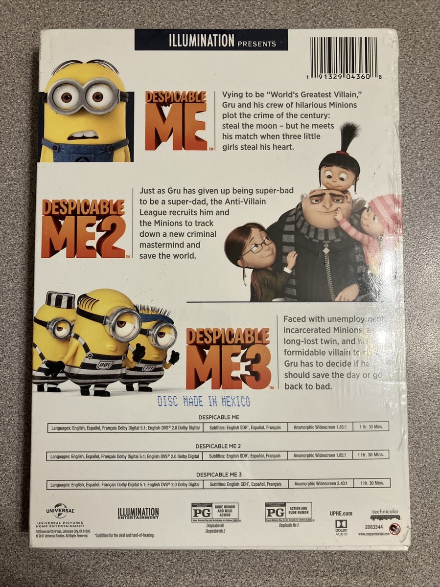 【中古】「非常に良い」Illumination Presents: 3-Movie Collection [Blu-ray] [Import] Amazon.com: Illumination Presents: 3-Movie Collection (Despicable