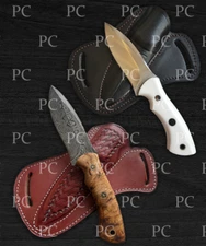 SET OF 2 Skinner Knives Perfect for Hunting and Outdoor Enthusiasts Gift for him