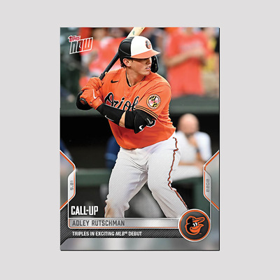 Baltimore Orioles: Adley Rutschman 2022 Mini Cardstock Cutout