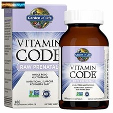 Garden of Life Vitamin Code Raw Prenatal Multivitamin, Whole Prenatal Vitamins