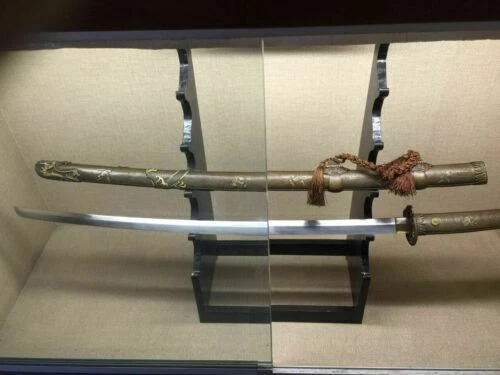 Brass Katana Asian Antiques