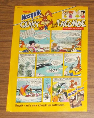 Seltene Werbung NESQUIK Expedition zum Nordpol Comic 1991