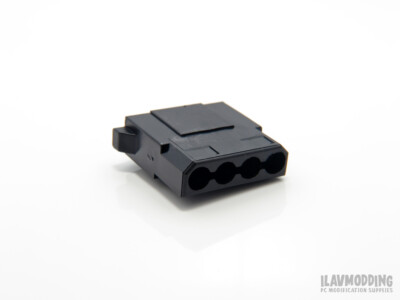 PC 4-pin IDE (Molex) Connector Housing Female - BLACK [1pc]