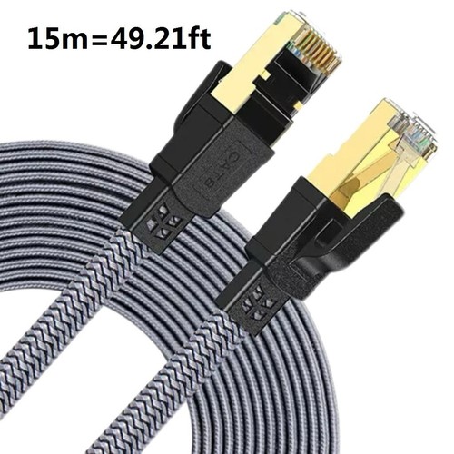 CAT 8 Nylon Braided Ethernet Cable RJ4 High Speed 40Gbps2000MHz Patch Cord - 第 15/41 張圖片
