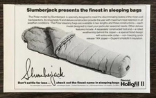 1980 Slumberjack Los Angeles Print Ad The Finest in Sleeping Bags Polar Model