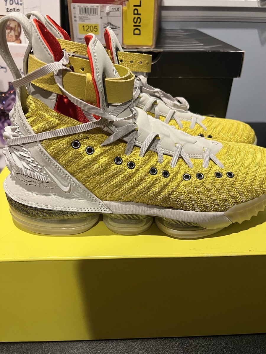 yellow lebron 16