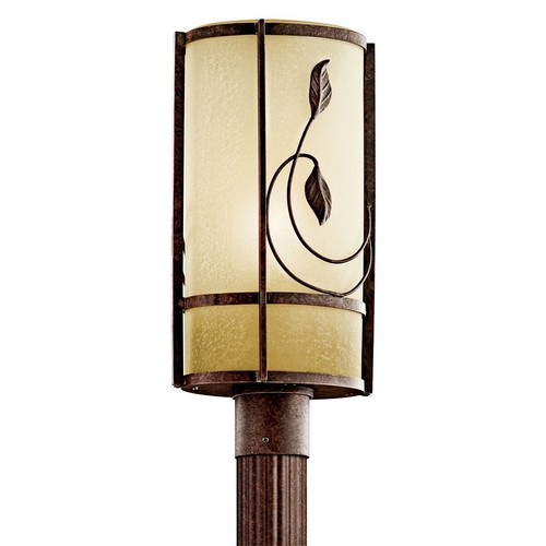 Kichler Lancaster Gardens Aged Bronze LED Outdoor Post Orig $417 - 第 1/1 張圖片