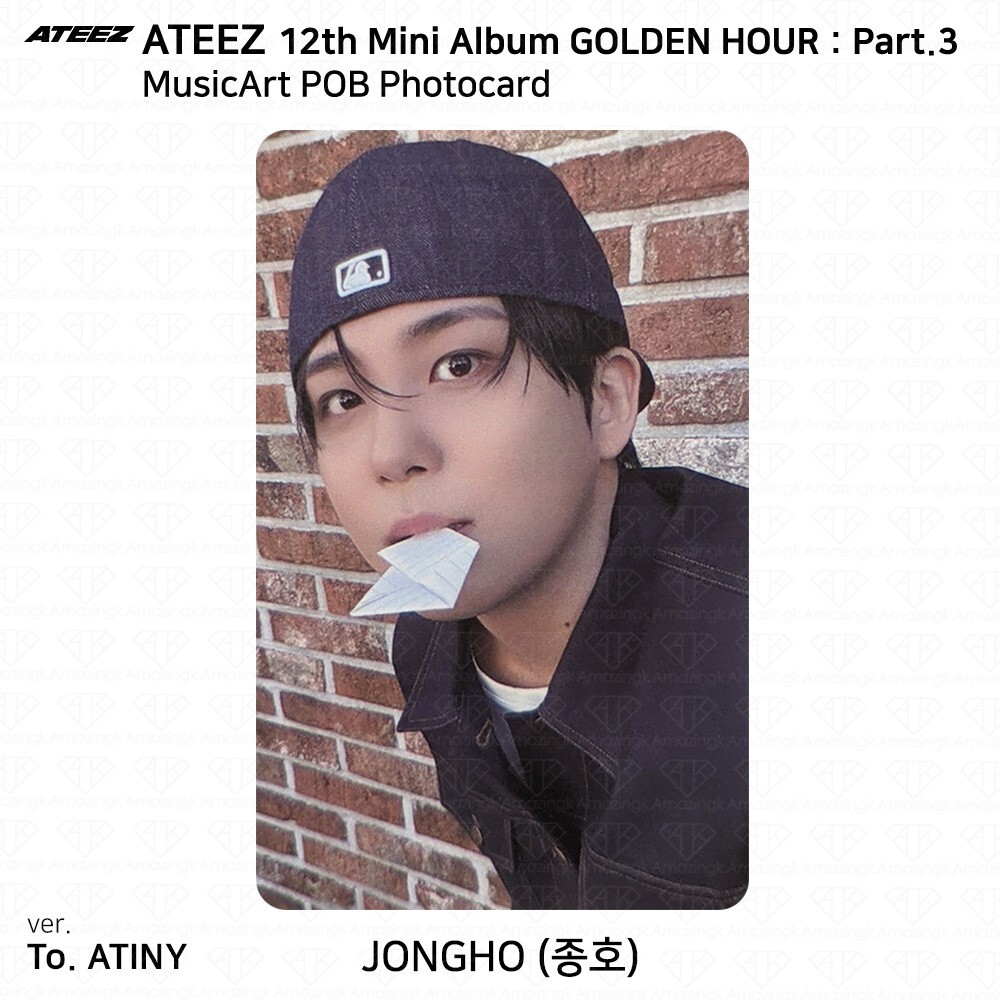 ATEEZ 12th Mini Golden Hour Part.3 MusicArt POB Photocard