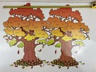 Set Of 2 Large Paper Die Cuts Teacher Bulletin Board Classroom Decoration Trees