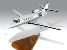 Gulfstream G100 Astra Jet Desk Wood Airplane New Model Small Scale 1/72