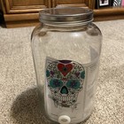 Boston Warehouse Sugar Skull Day of the Dead Gass Beverage Dispenser Halloween — photo 6