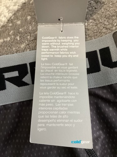 Men's Under Armour ColdGear Graphic Leggings Black Small NWT $60 UA 1282001 - Picture 20 of 20