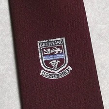 Tie Neckite Bowling Club Mens Bowls BROMYARD 
