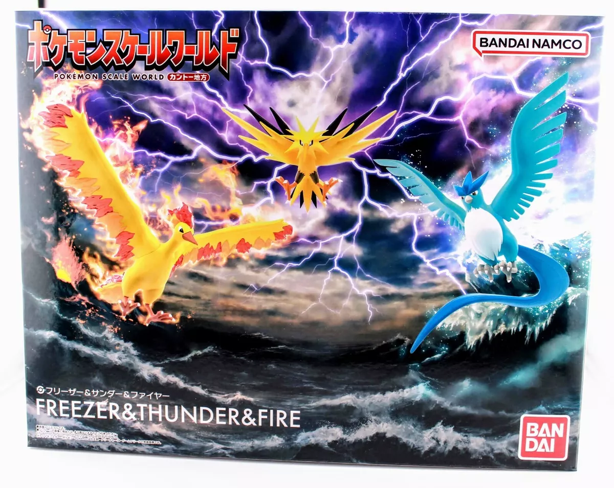 Origina Bandai Pokemon Scale World Articuno Zapdos Moltres