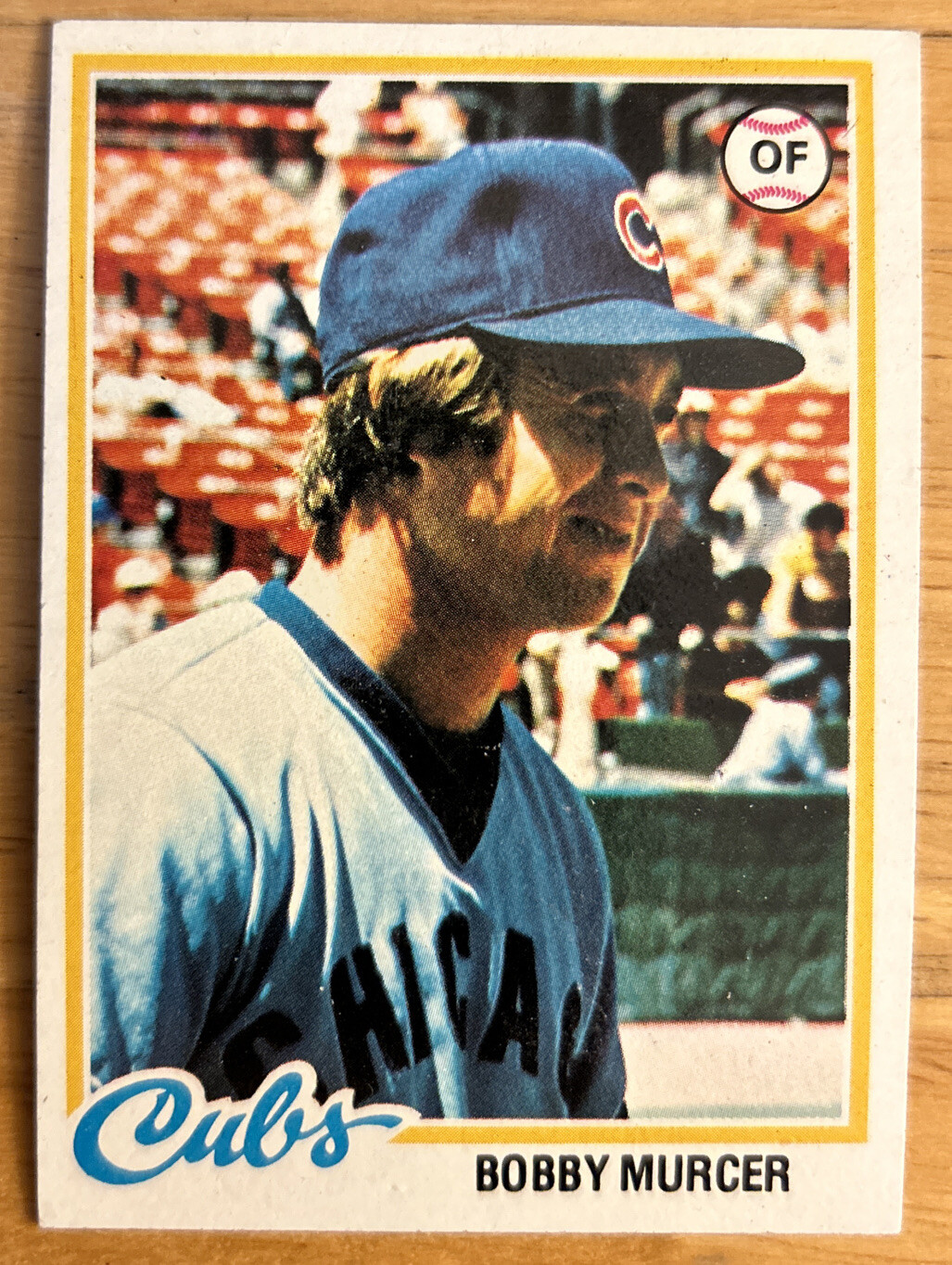 1978 Topps Bobby Murcer Baseball Card 590 Cubs HOF Outfield MidGrade