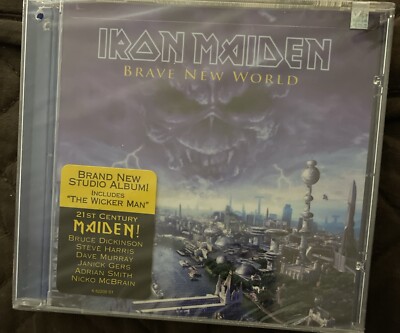 IRON MAIDEN - BRAVE NEW WORLD- RARE - BRAND NEW CD - W/ Hype