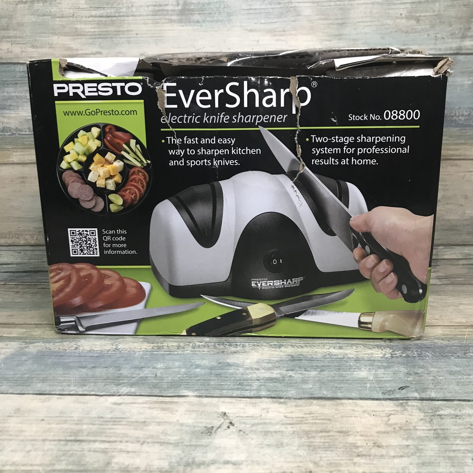 Presto EverSharp 2 Stage Electric Knife Sharpener 08800 Open Box 75741088006 eBay