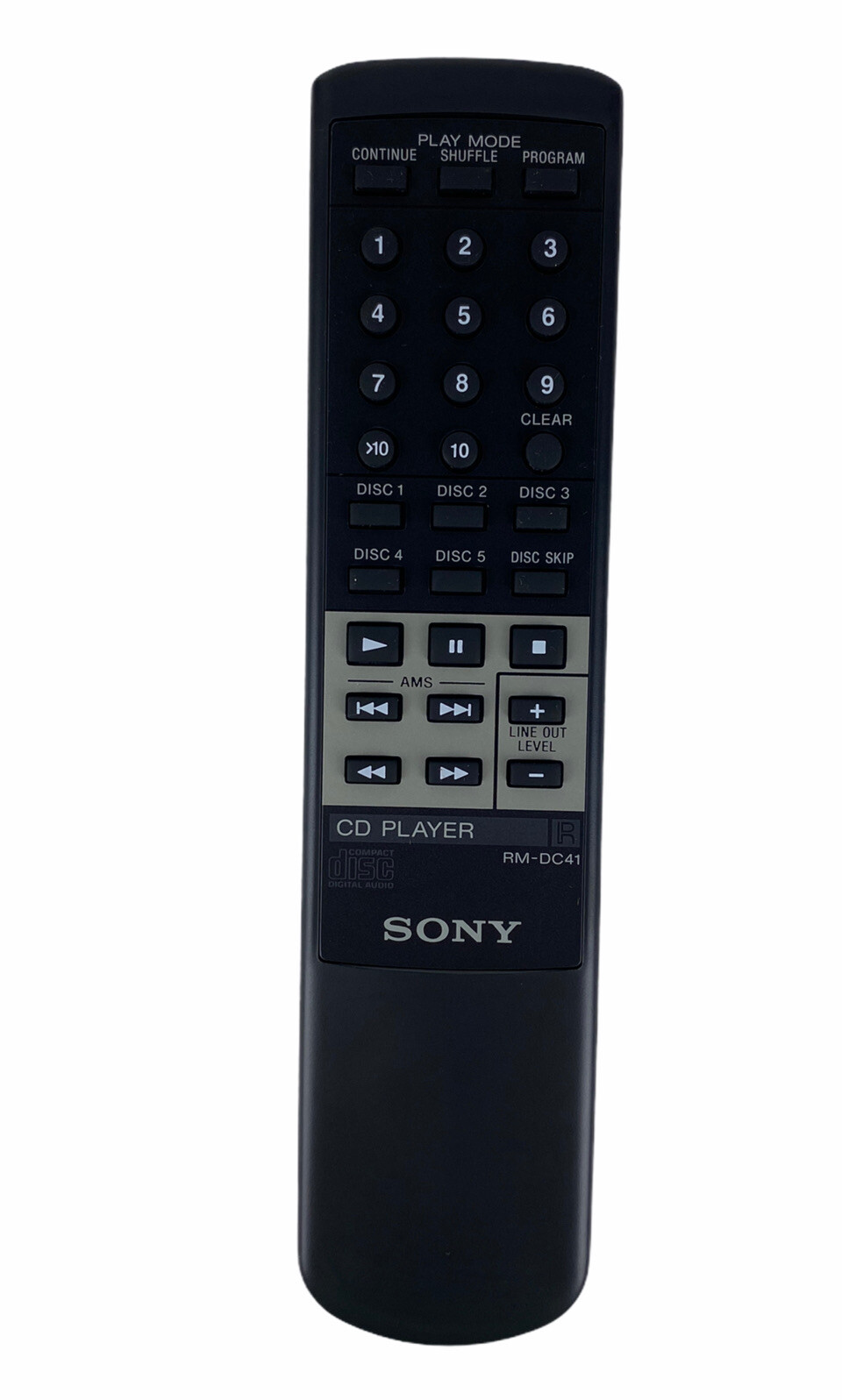 НОВЫЙ Sony RM-DC41 OEM Оригинальный CD-плеер Аудио Сменный Пульт Дистанционного Управления Черный