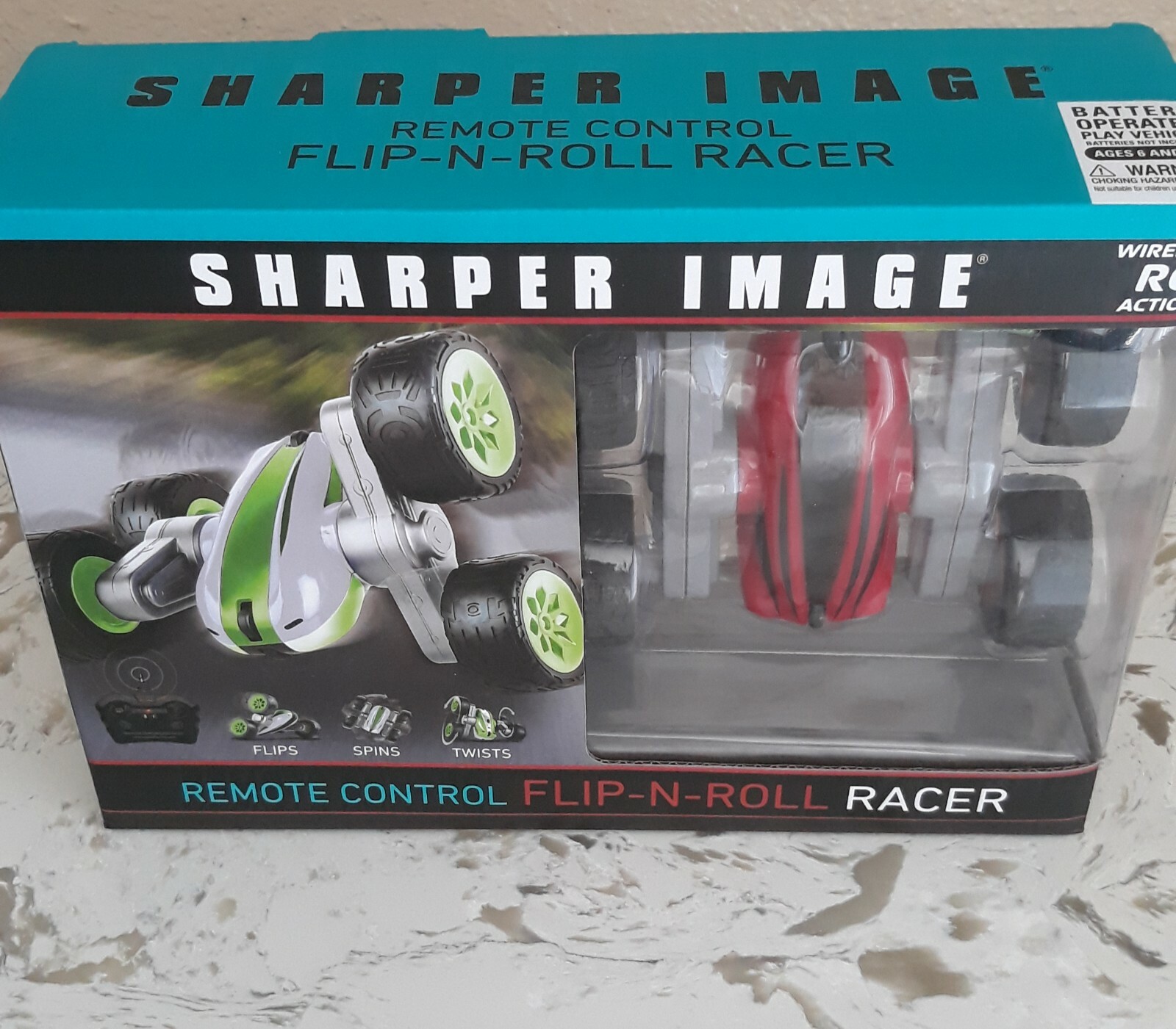 sharper image flip n roll racer
