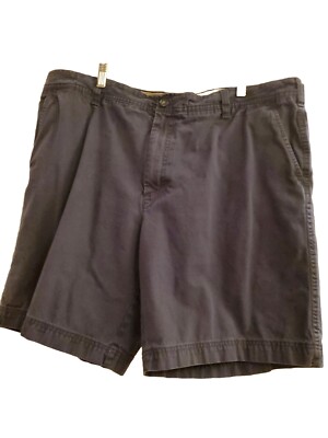 Izod Saltwater Shorts Mens Size 40, Navy, Flat Front Shorts,