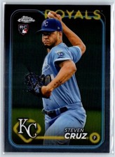 2024 Topps Chrome Steven Cruz RC #187 Royals