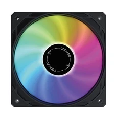 COOLSERVER 120MM FDB 1600RPM ARGB Black CL-C25 Case Fan Cooling