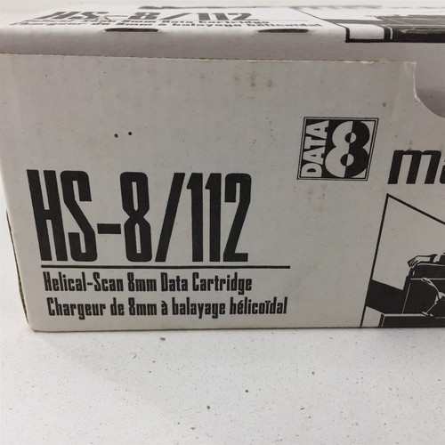 (9) Maxell HS-8/112 Helical Scan 8MM Data Cartridge - Picture 2 of 8