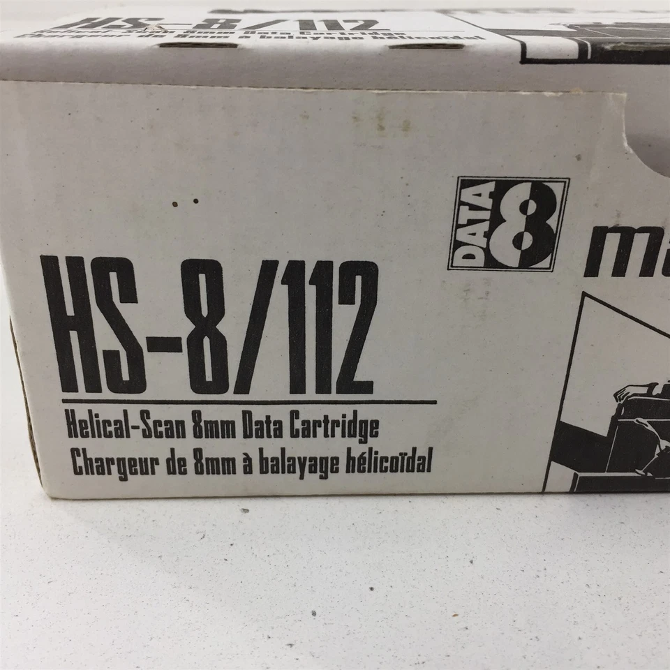 (9) Maxell HS-8/112 Helical Scan 8MM Data Cartridge - Image 2 of 4
