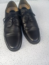 Chap Mens Black Leather Upper Lace Up Size 11.5 Oxford 96 7704