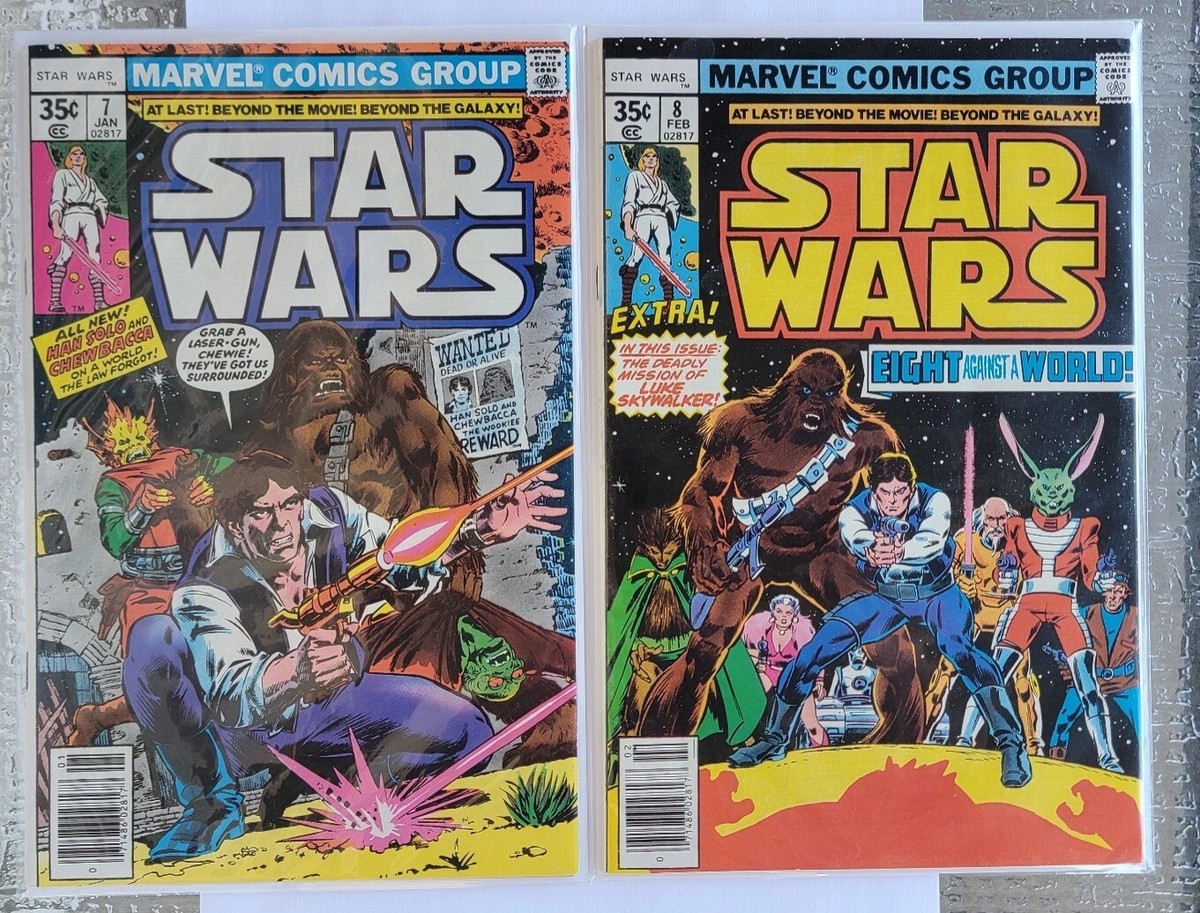 Star Wars #7  Marvel 1978 Key Lot High Grade Vf NM 1st Jaxxon