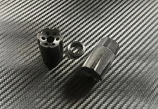 1/2x28 Low Concussion Micro Muzzle Brake 223/556/22LR - With Jam Nut