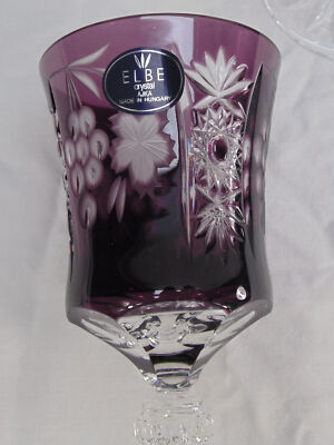 ELBE crystal ELBE Crystal エルベ クリスタル 花瓶 高さ 約25㎝の通販はau