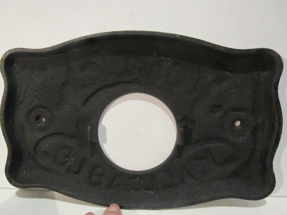 Estufa de leña Monawich maleable vintage pieza hierro fundido 44 1/2 B  Foto 2 de 4