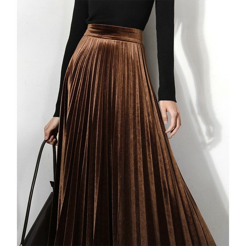メール便送料無料05 新品未使用 velvet long skirt ホワイトL - 通販