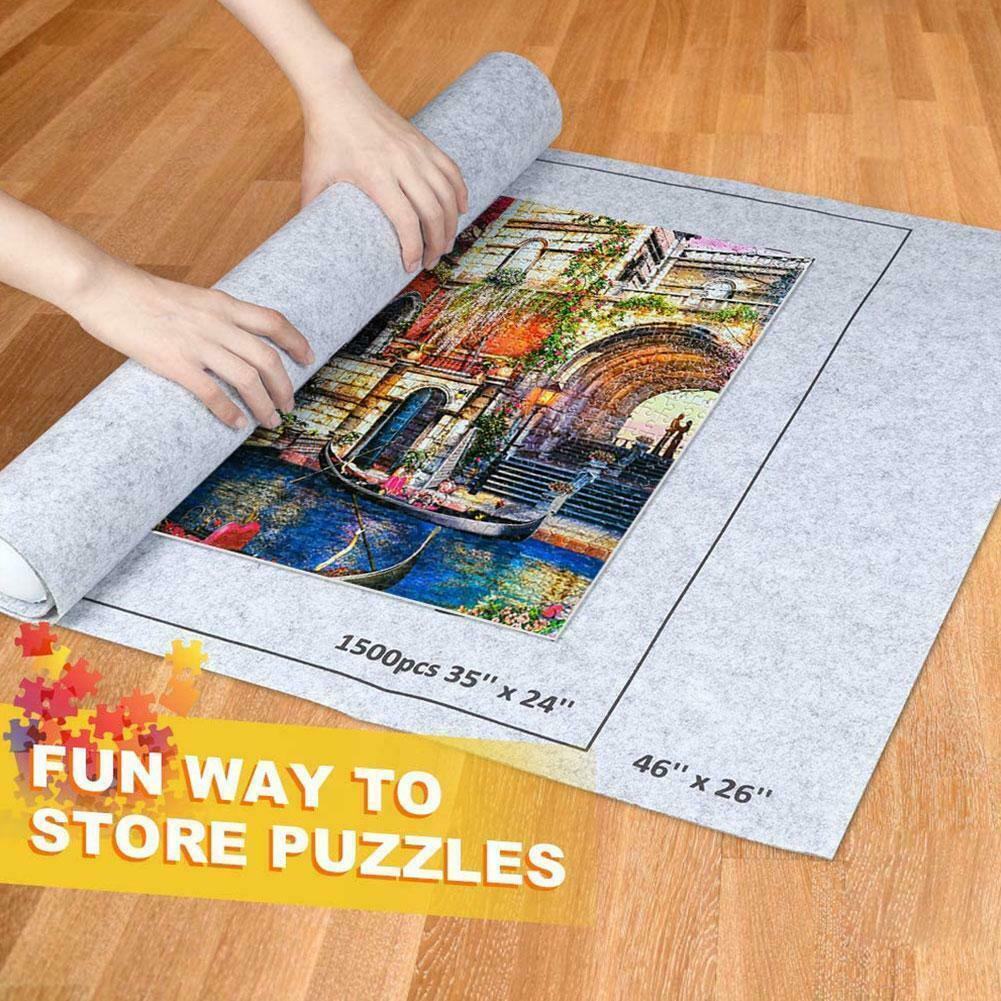 Puzzlematte Puzzleunterlage Tragbare Filz Puzzle Rolle Puzzle gut Matte