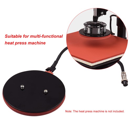 15.5cm/6.1in Heat Press Plate Pad Sublimation Transfer Silicone Heating Pad S3G3 - Picture 8 of 8