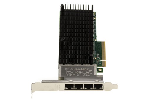 PCIe 3.0 8x QUAD ETHERNET RJ45 10G 5G 2.5G 1G 4 PORTS - CHIPSET Intel X710-T4 - Photo 3/3