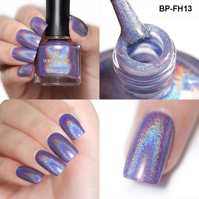 Hologramm Nagellack, BORN PRETTY FH13 Realize Melody, neuester Trend. 7ml NEU.