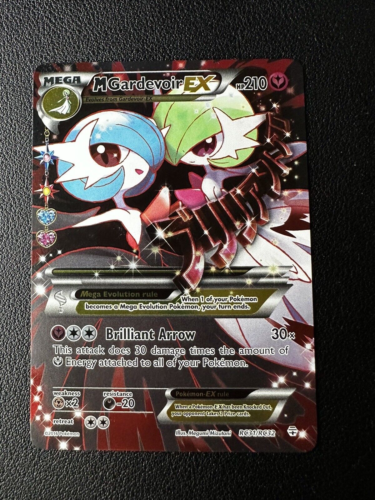 Pokemon 2022 Diantha Mega Gardevoir Tournament Battle Large Bromide Prism  Holo Promo Card #26