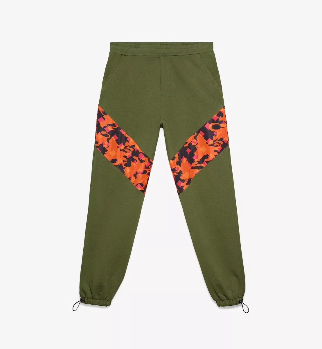 Green and sales orange joggers