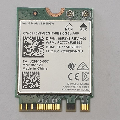 Dell Latitude 5590 WLAN Bluetooth Karte WiFi Card Wireless