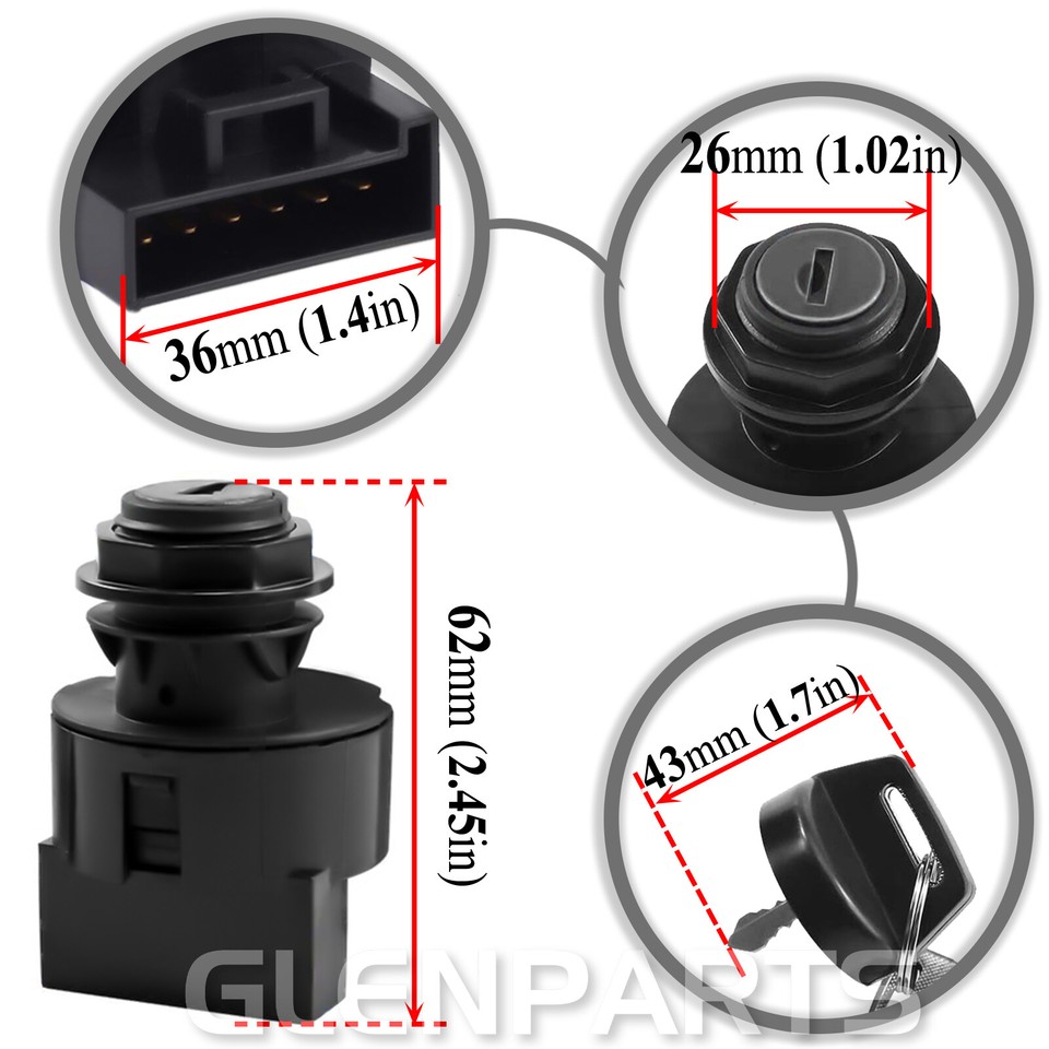 Tractor Ignition Switches In Tractor Ignition Parts - Foto 8