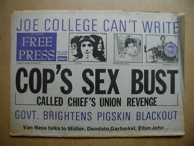 Los Angeles Free Press. September 14-21, 1973. Underground Counterculture